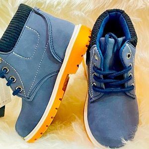 shoes for boys half boot size 29 navy blue